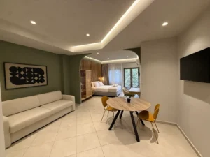 Standard Room Living room | Chanioporta Suites - Apartment